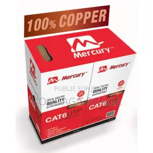 Câble Réseau Mercury Cat 6 Utp (100 % Cuivre) (305 M)