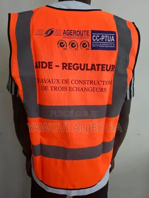 Chasuble (Gilet) De Sécurité Pour Chantier Entreprise BTP Et Construct