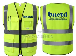 Chasuble (Gilet) De Sécurité Pour Chantier Entreprise BTP Et Construct