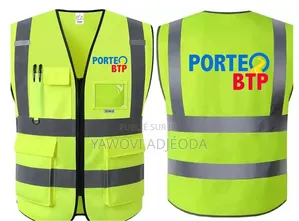Chasuble (Gilet) De Sécurité Pour Chantier Entreprise BTP Et Construct
