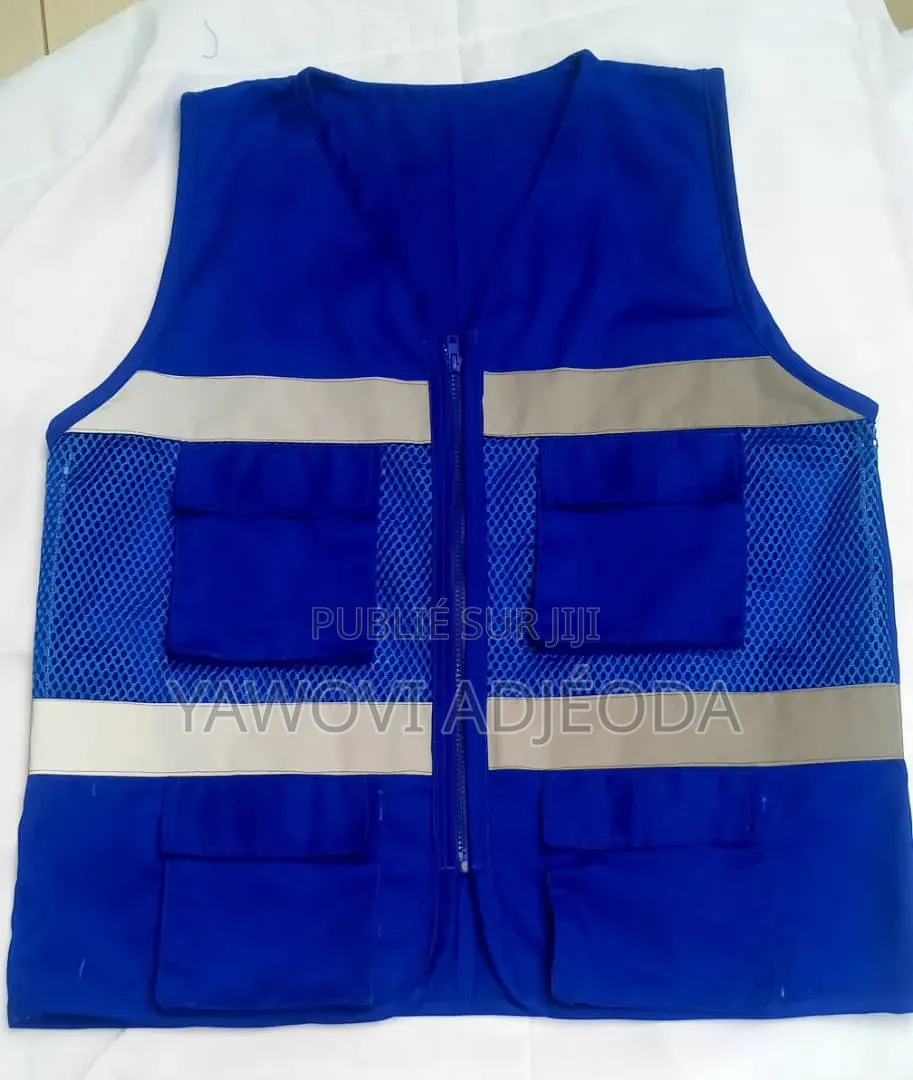Chasuble (Gilet) De Sécurité Pour Chantier Entreprise BTP Et Construct