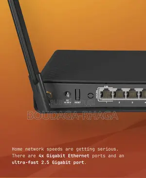 Routeur Mikrotik Hap Ax3 Wi-Fi 6 (802.11ax) Dual-Band.