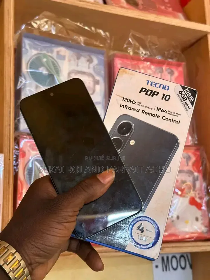 Nouveau Tecno Pop 10 128 GB Blanc