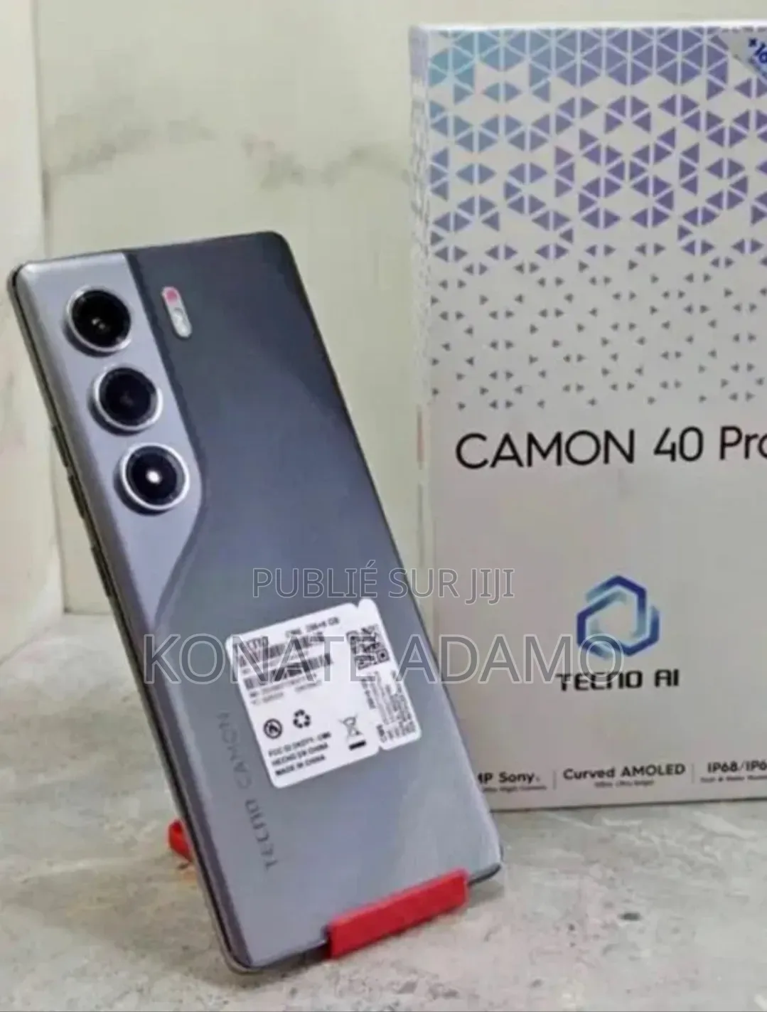 Nouveau Tecno Camon 40 Pro 5G 256 GB Argenté