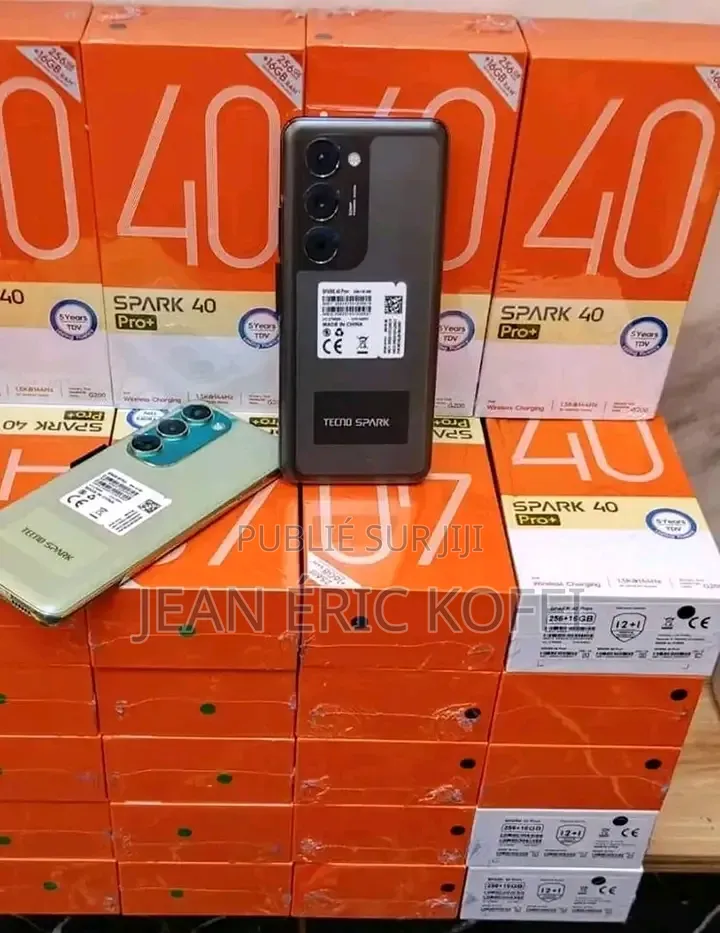 Nouveau Tecno Spark 40 256 GB Noir