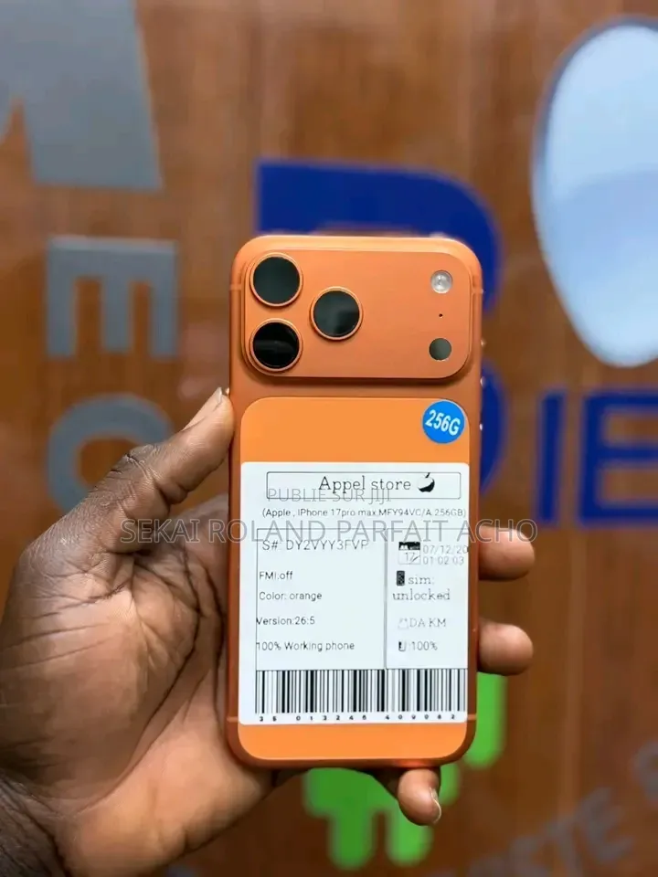 Nouveau Apple iPhone 17 Pro Max 256 GB Orange