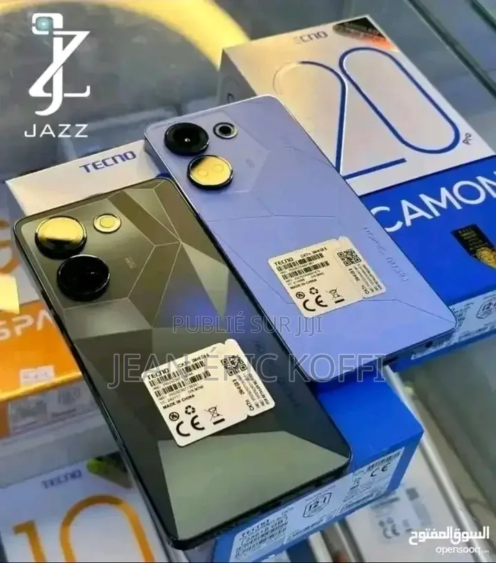 Nouveau Tecno Camon 20 256 GB Noir