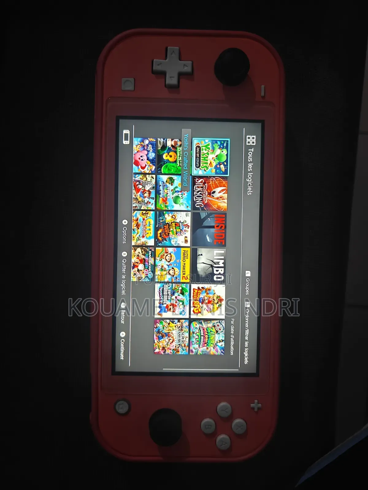 Nintendo Switch Lite Craqué