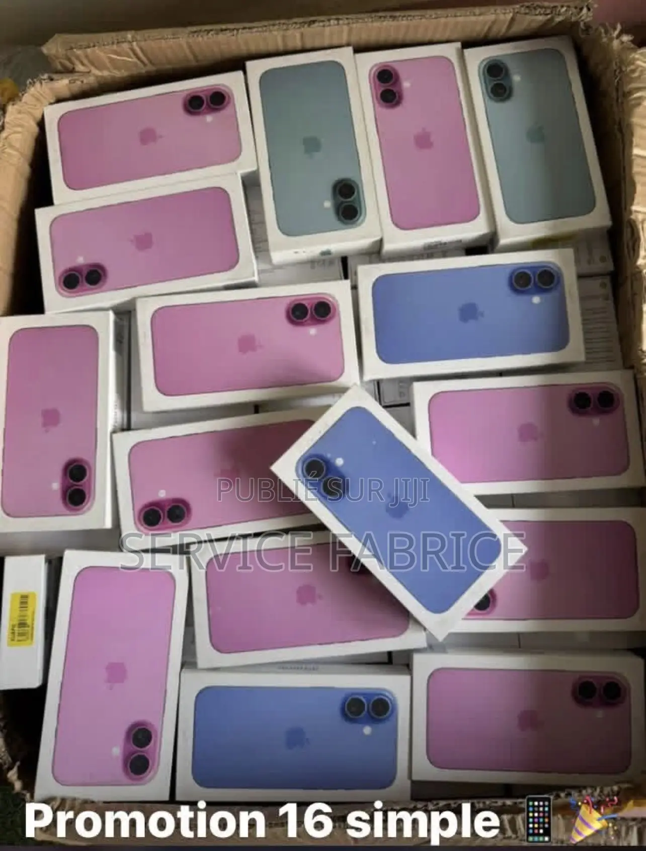 Nouveau Apple iPhone 16 512 GB Or rose