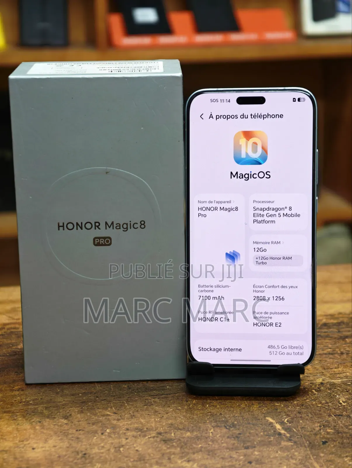 Nouveau Honor Magic8 Pro 512 GB Gris