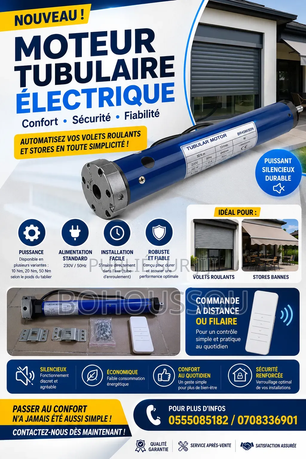 Moteur Tubulaire a Volet Roulant/Moteur Tubulaire Série Tm45