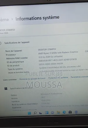 Nouveau Dell Latitude 5400 12GB AMD Ryzen 3 SSD 512GB