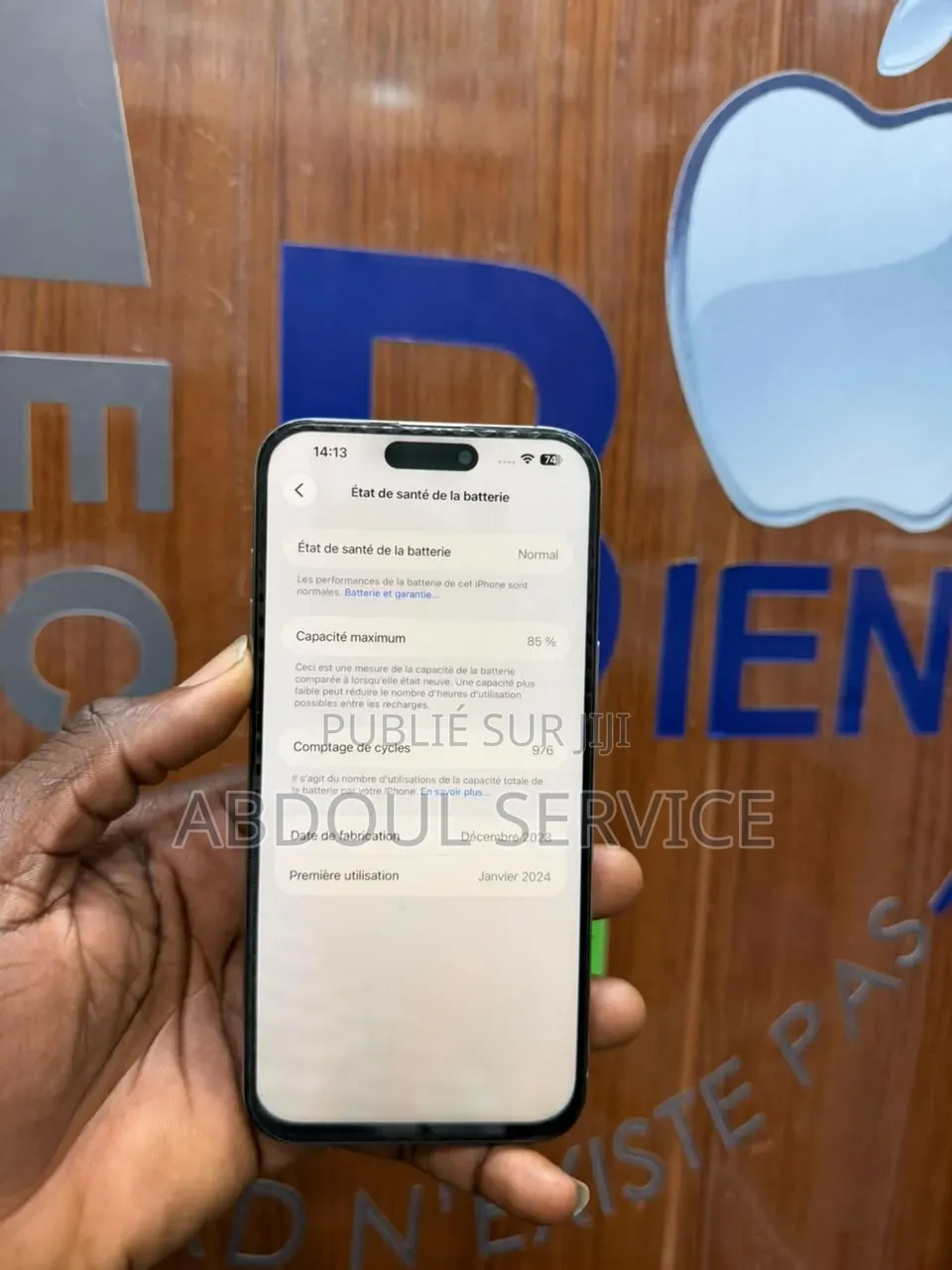 Apple iPhone 15 Pro Max 256 GB Doré