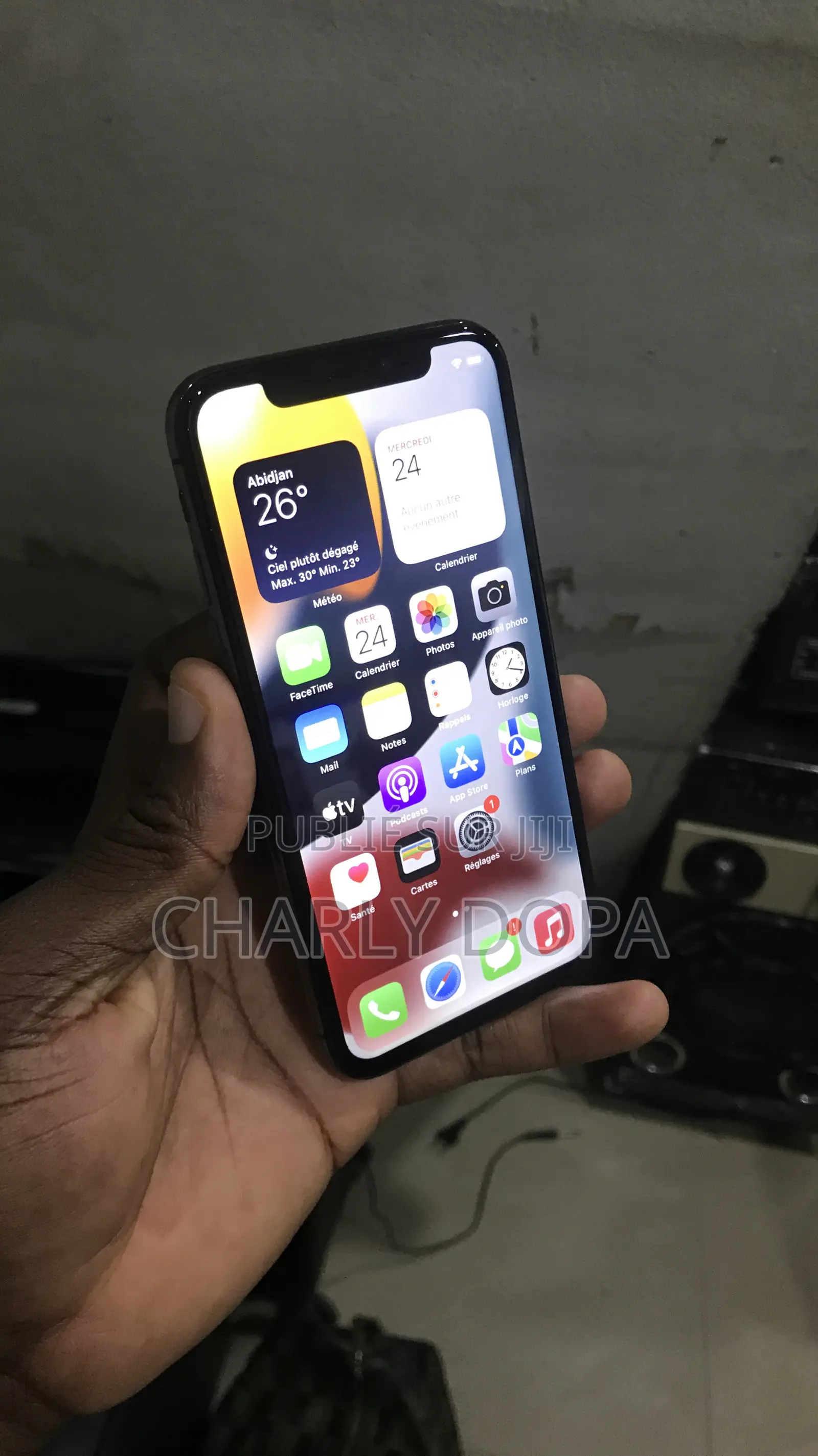 Apple iPhone X 64 GB Noir