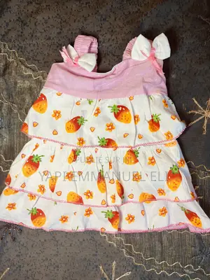 Robe Rose À Motifs