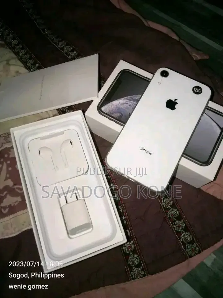 Nouveau Apple iPhone XR 128 GB Blanc