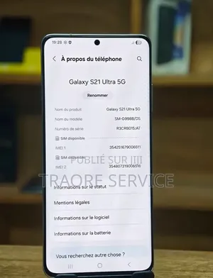 Nouveau Samsung Galaxy S21 5G 256 GB Autre
