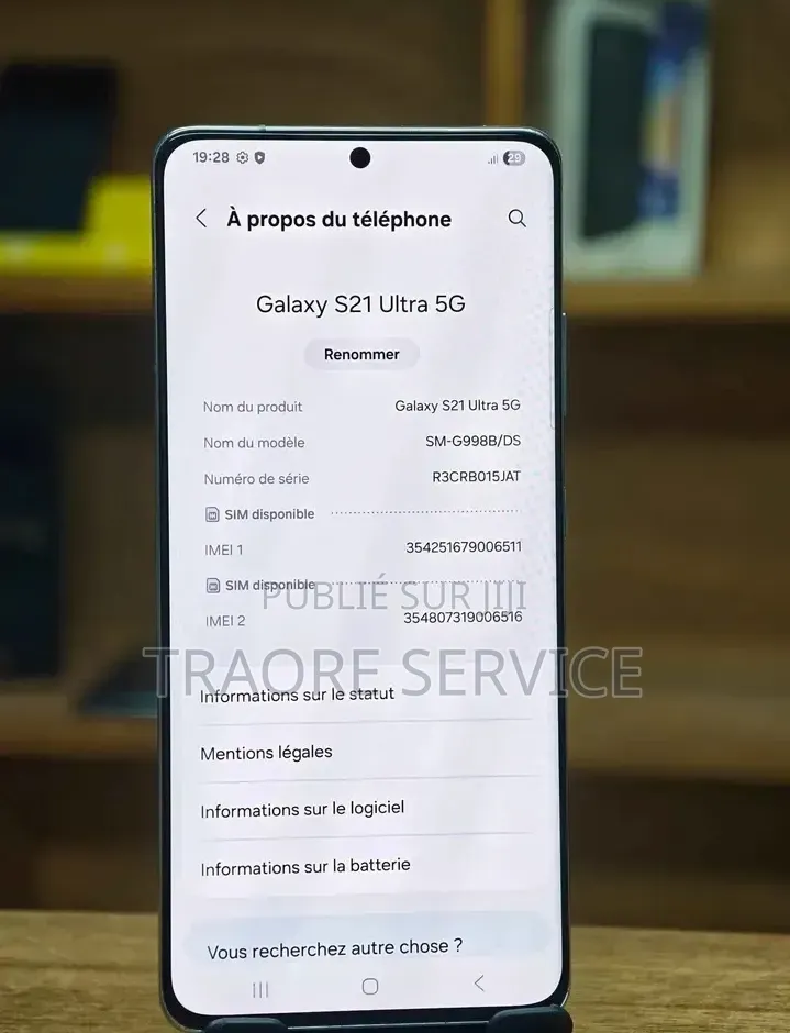 Nouveau Samsung Galaxy S21 5G 256 GB Autre