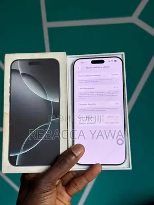 Nouveau Apple iPhone 16 Pro Max 512 GB Blanc