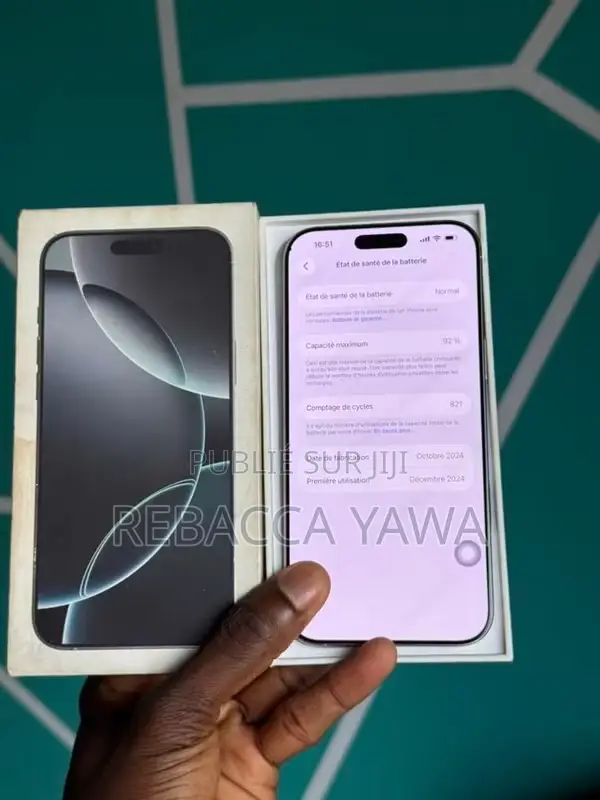 Nouveau Apple iPhone 16 Pro Max 512 GB Blanc