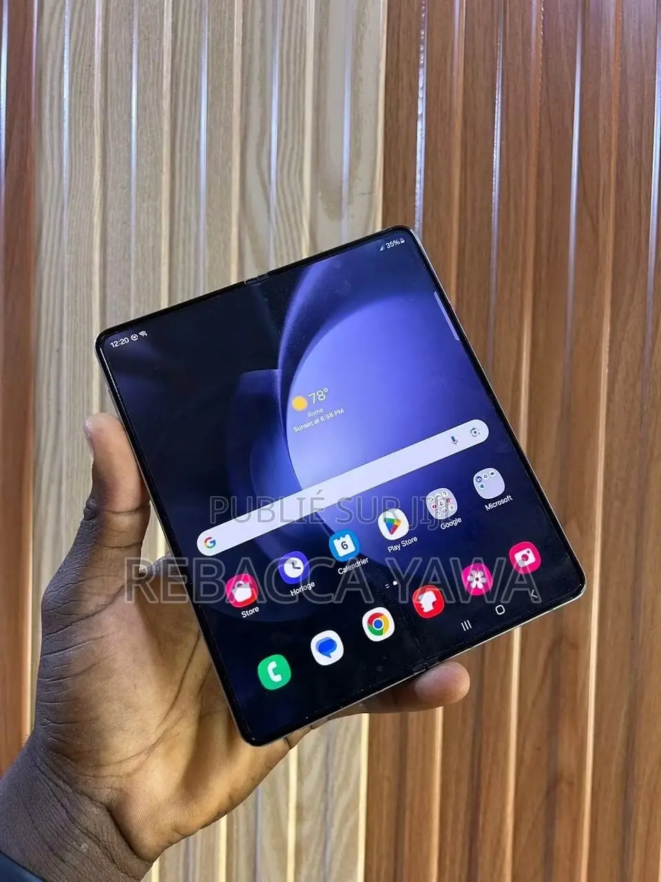 Nouveau Samsung Galaxy Fold 5G 512 GB Bleu