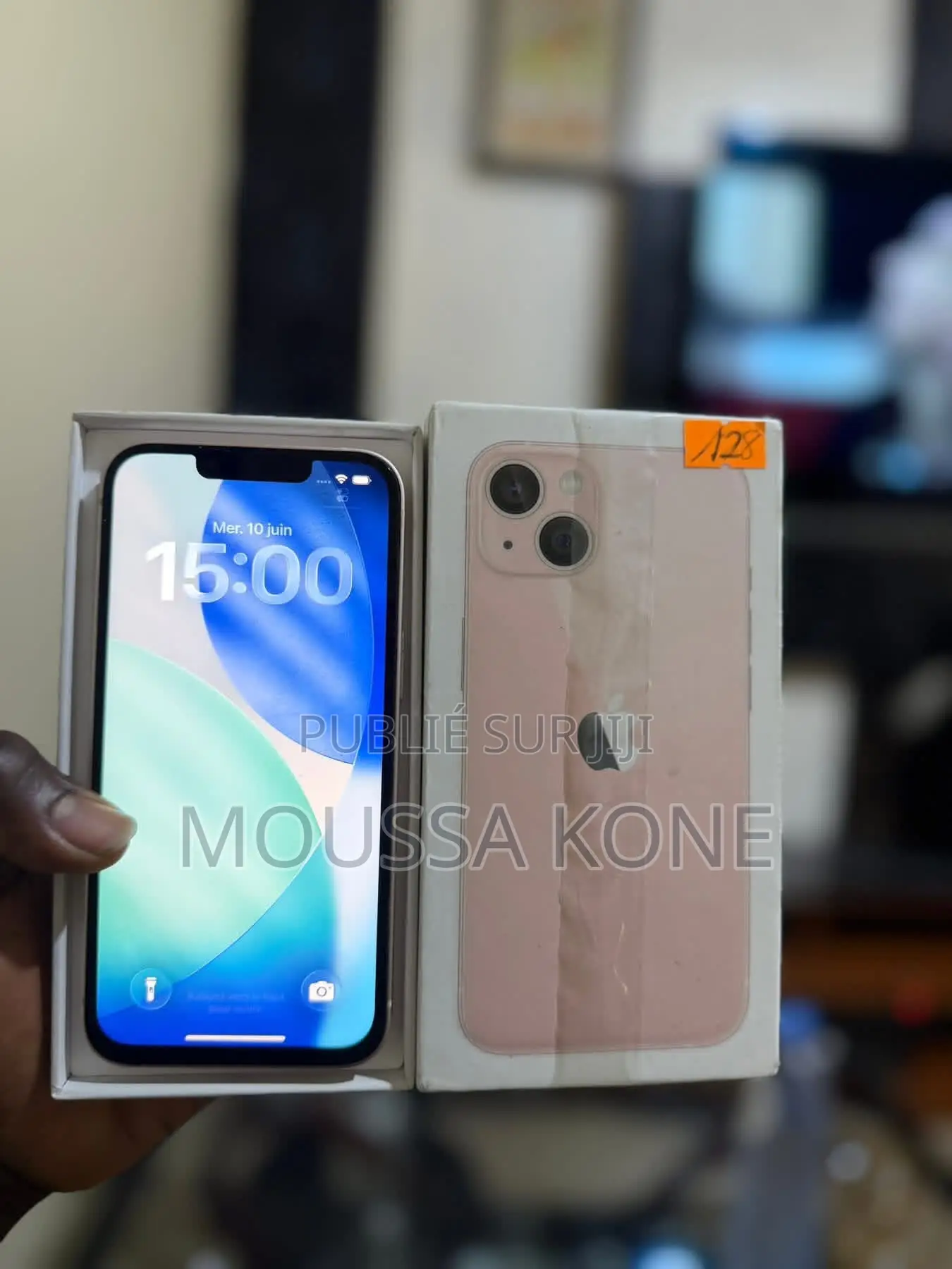 Nouveau Apple iPhone 13 128 GB Or rose