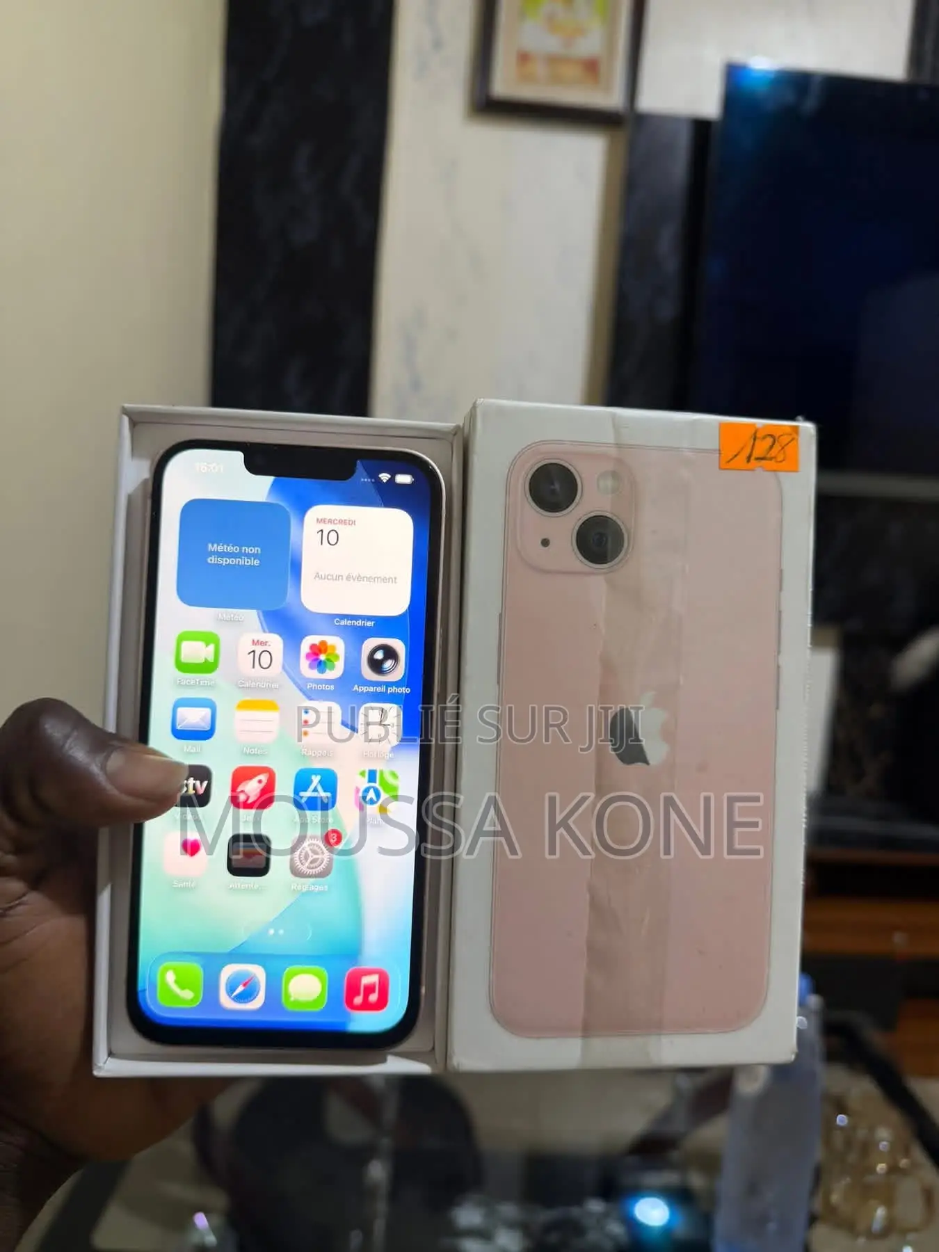 Nouveau Apple iPhone 13 128 GB Or rose