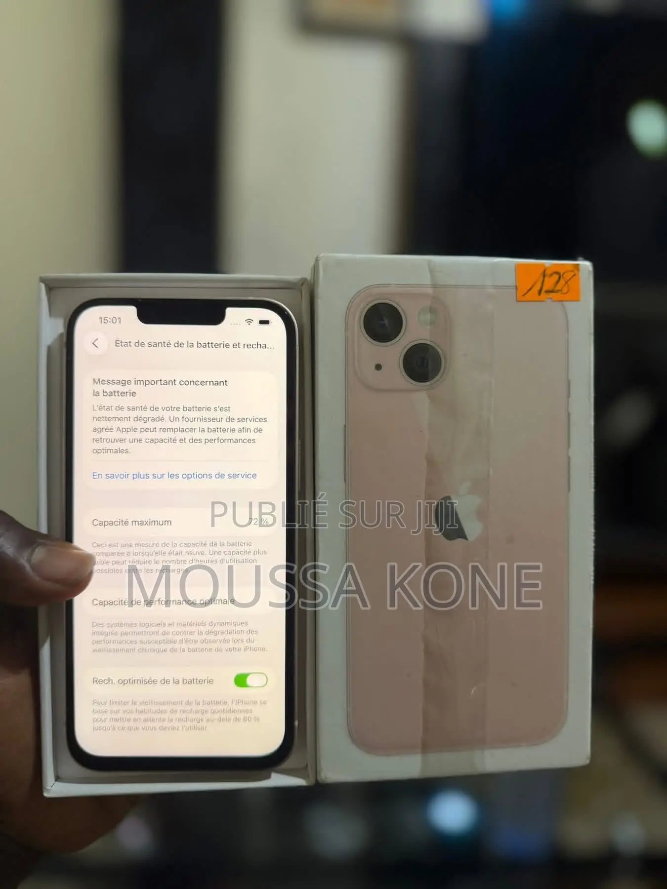 Nouveau Apple iPhone 13 128 GB Or rose