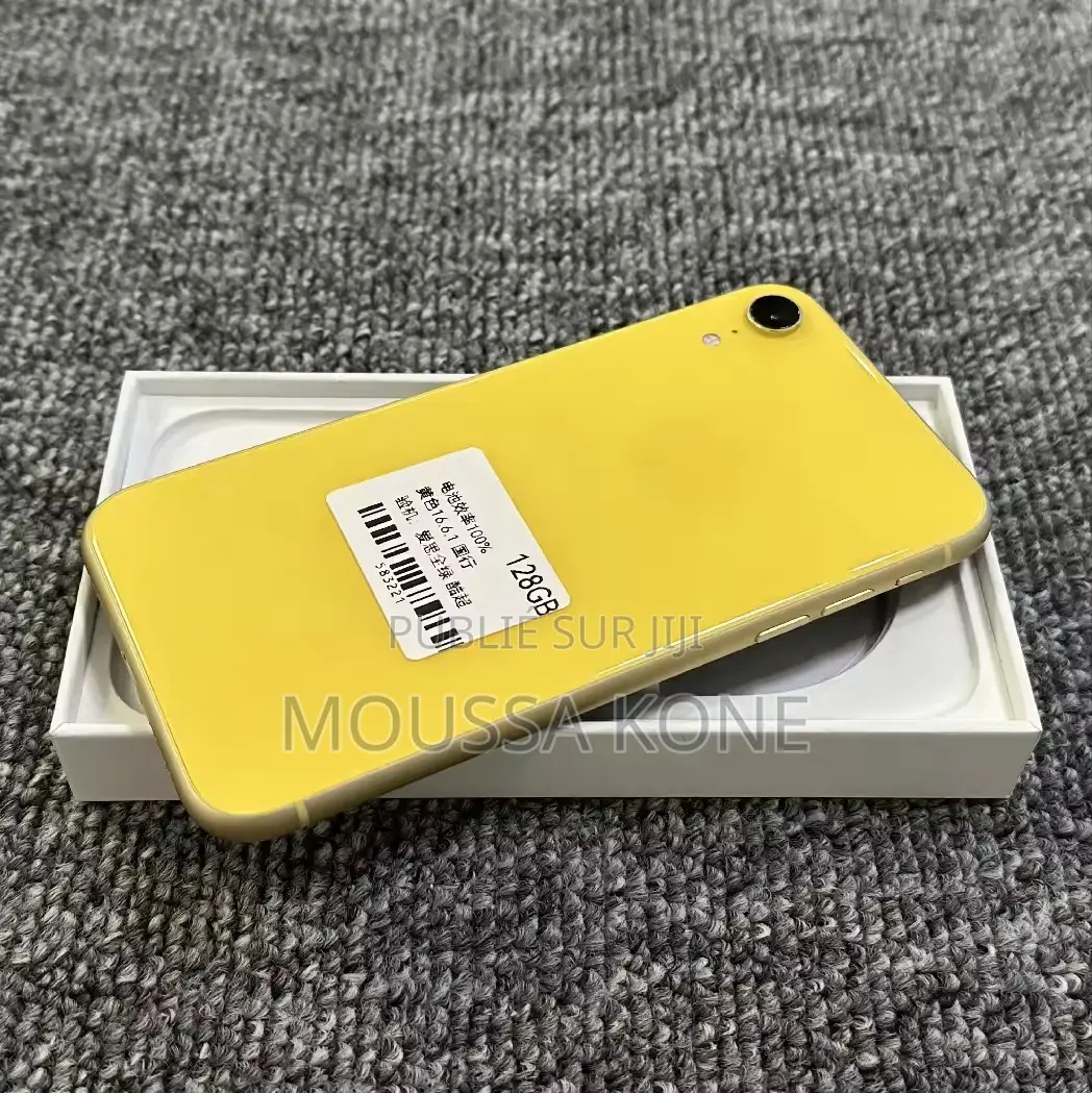 Nouveau Apple iPhone XR 64 GB Jaune