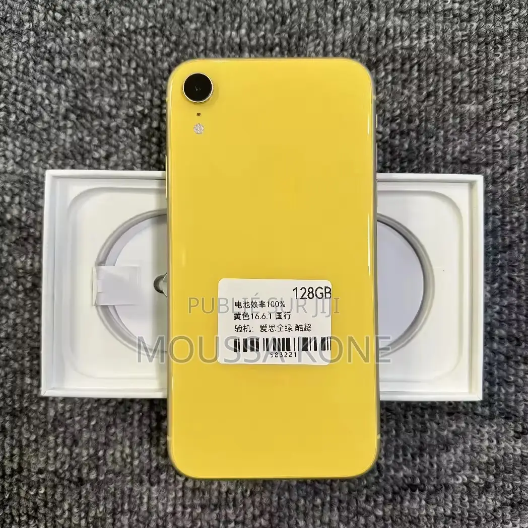 Nouveau Apple iPhone XR 64 GB Jaune