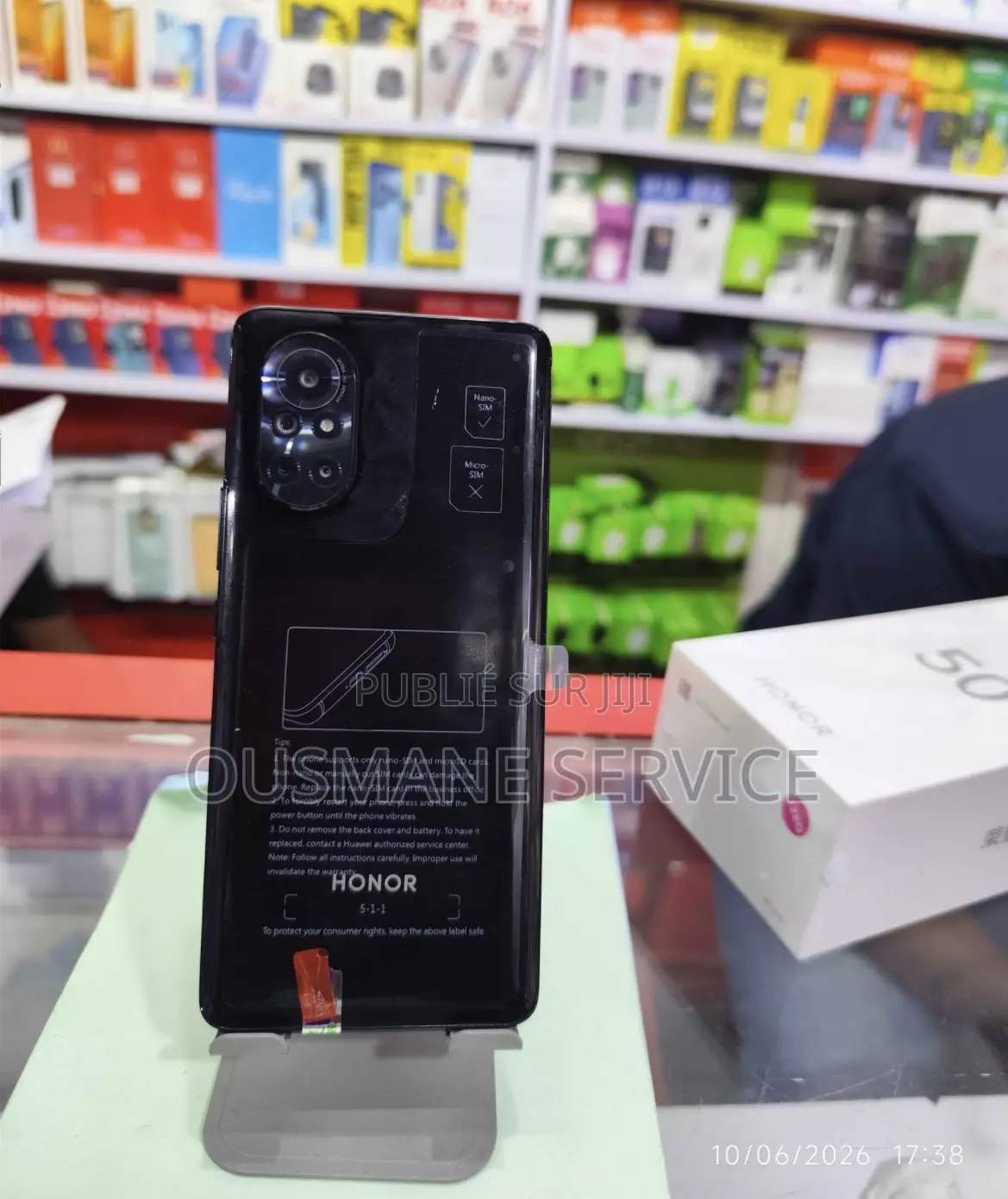 Nouveau Honor V40 256 GB Noir