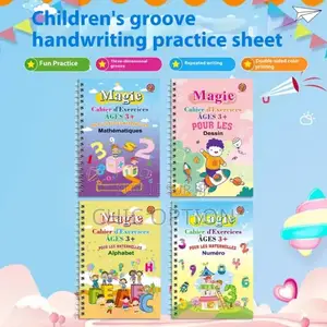 Cahier Magique 4 en 1 Avec Des Stylos