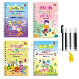 Cahier Magique 4 en 1 Avec Des Stylos