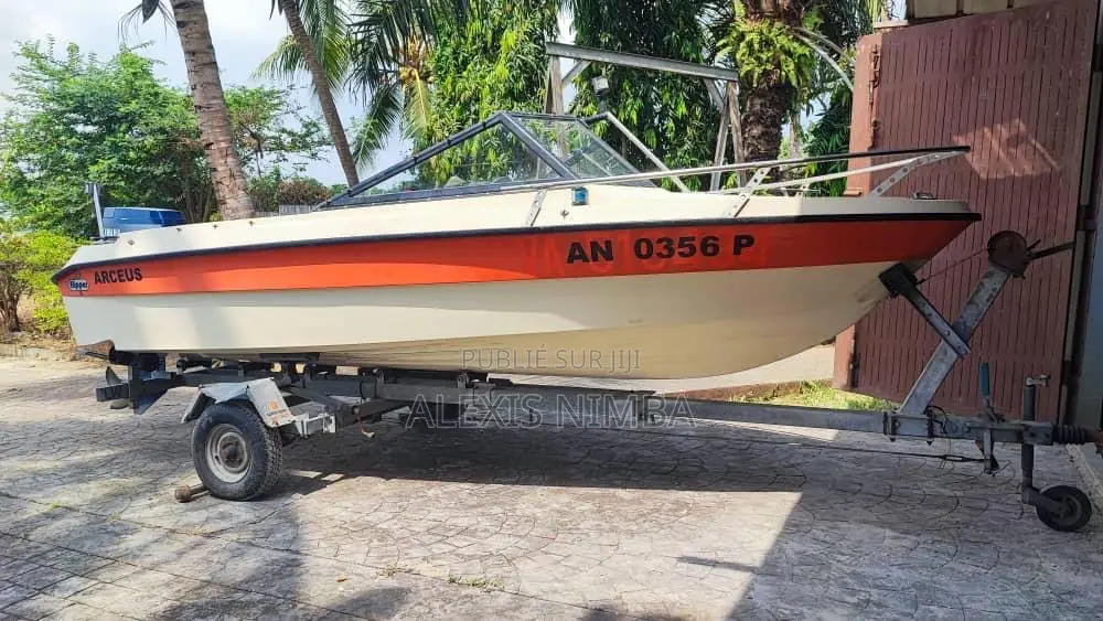 Petit Bateau Plaisance Moteur 60 Chevaux Yamaha 2 Temps