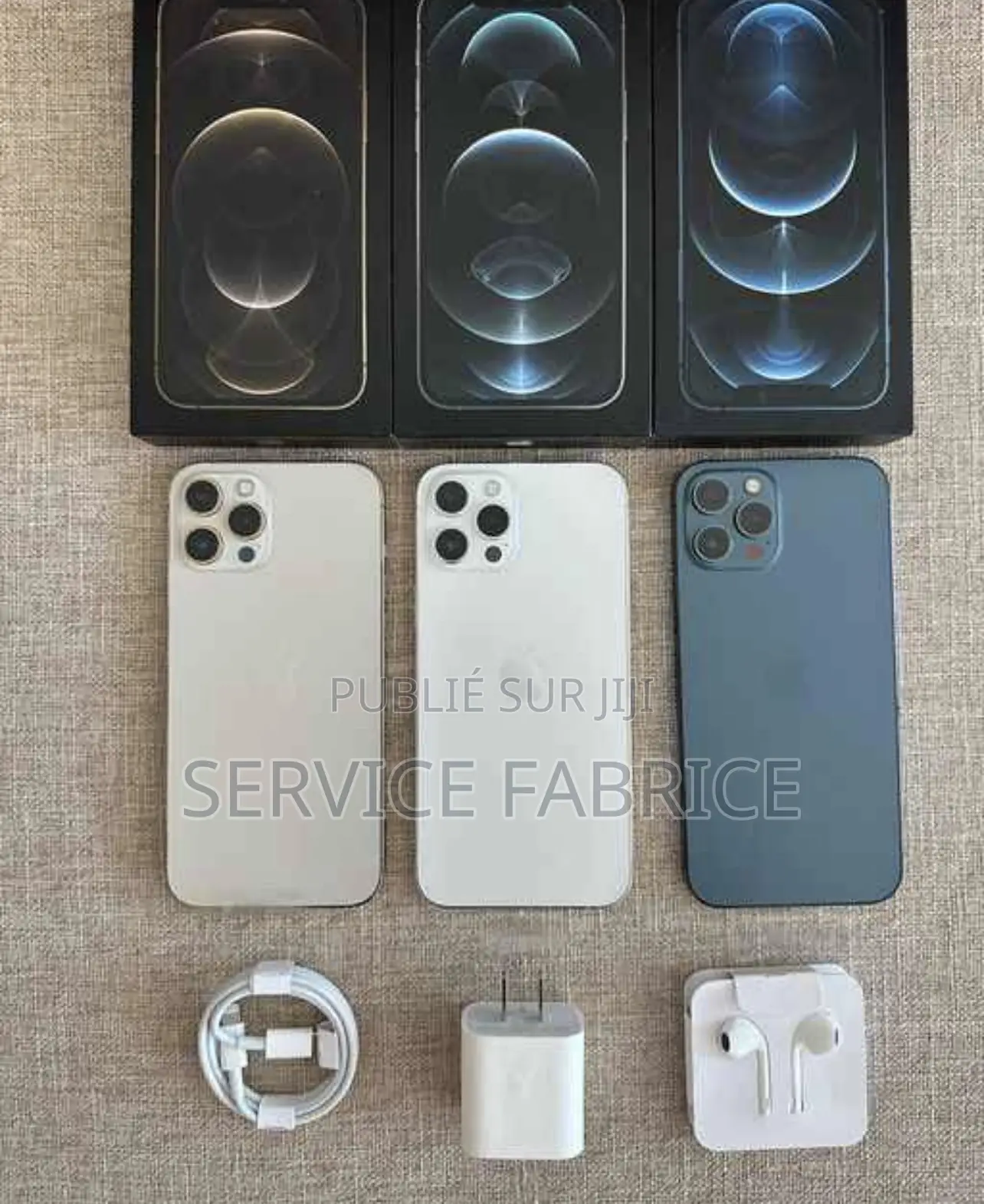 Nouveau Apple iPhone 12 Pro Max 256 GB Doré
