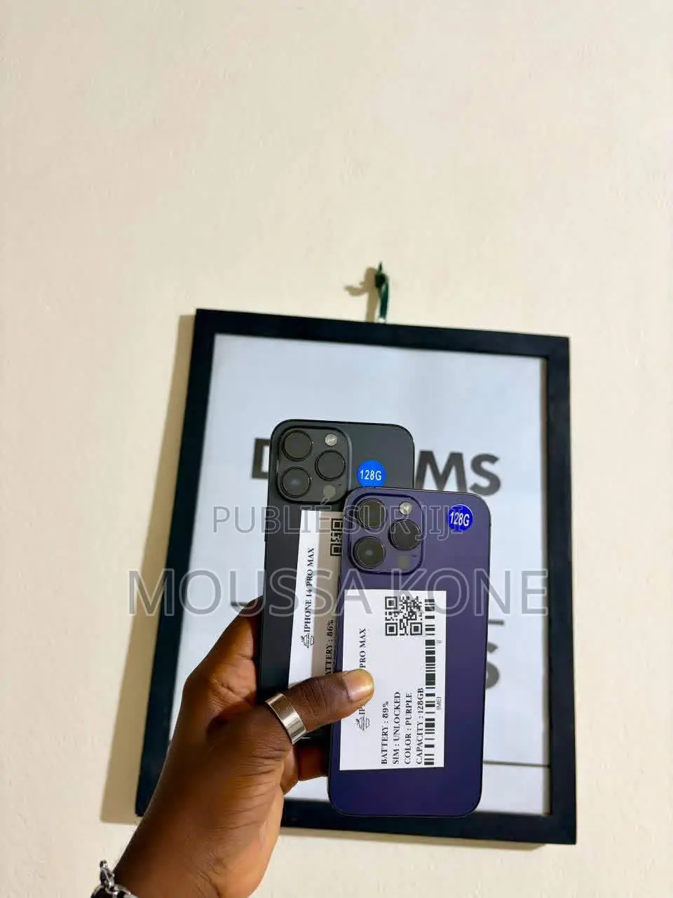 Nouveau Apple iPhone 14 Pro Max 256 GB Noir