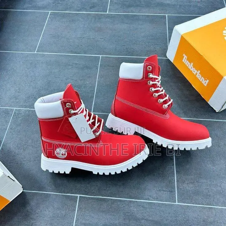 Timberland Boots Matière Cuir Véritable Authentique Originale