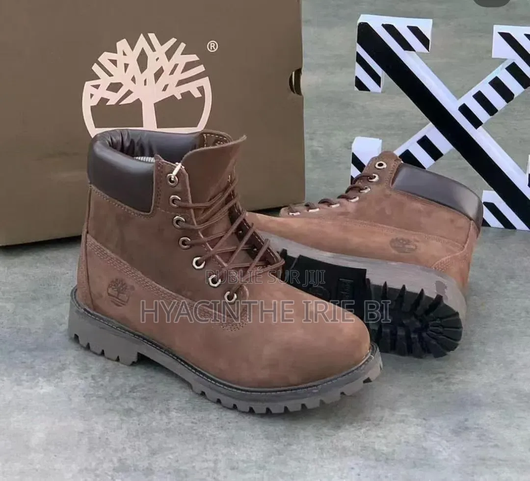 Timberland Boots Matière Cuir Véritable Authentique Originale