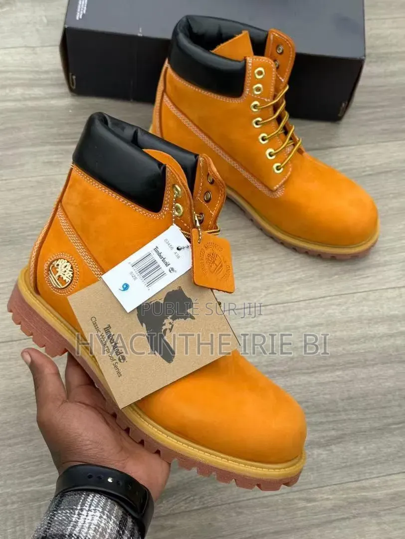 Timberland Boots Matière Cuir Véritable Authentique Originale