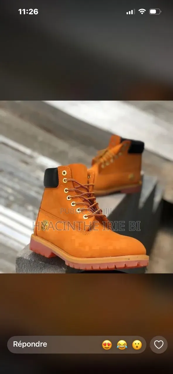 Timberland Boots Matière Cuir Véritable Authentique Originale