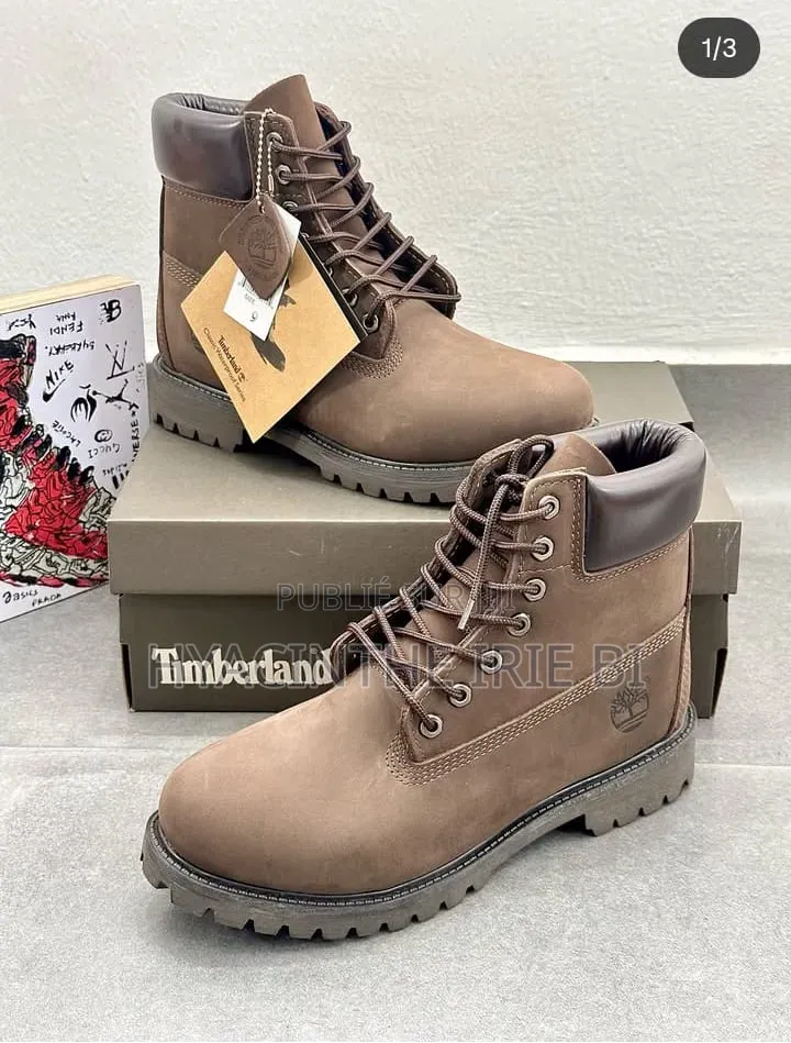 Timberland Boots Matière Cuir Véritable Authentique Originale