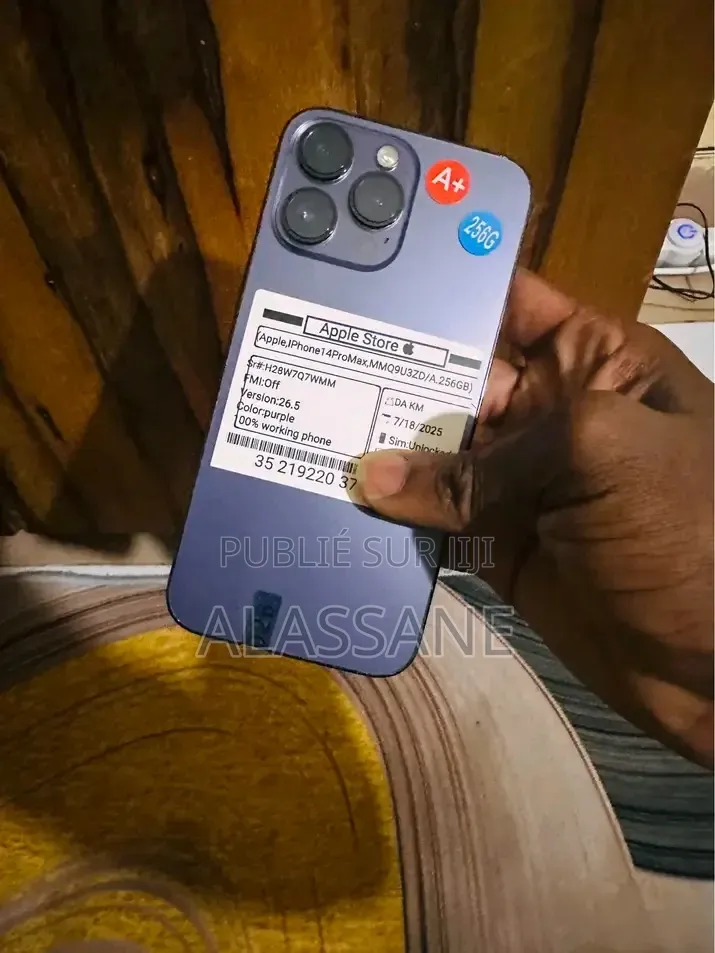 Nouveau Apple iPhone 14 Pro 256 GB Bleu