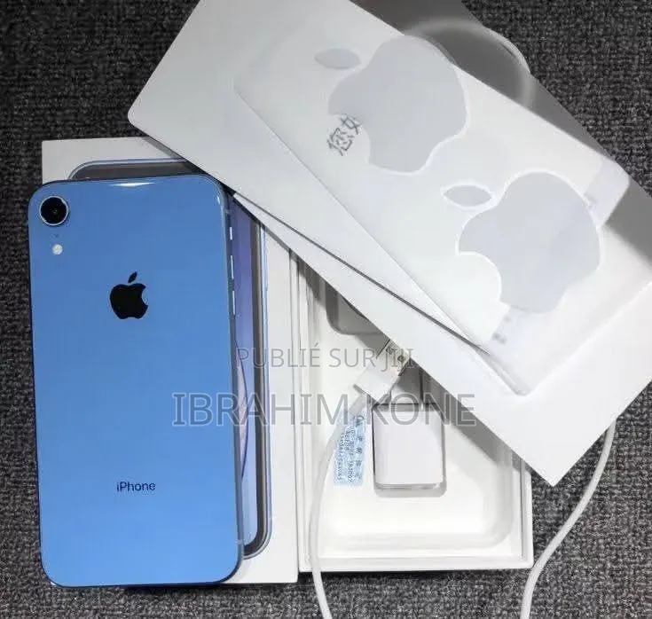 Nouveau Apple iPhone XR 64 GB Argenté