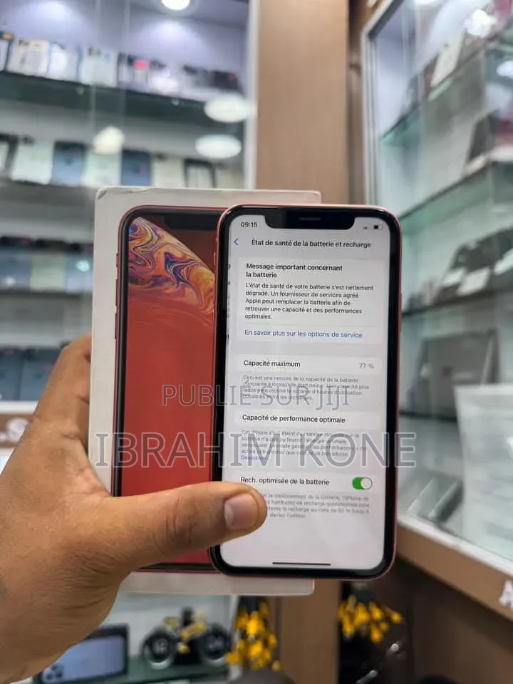 Nouveau Apple iPhone XR 64 GB Argenté