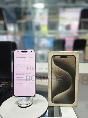 Nouveau Apple iPhone 15 Pro Max 256 GB Gris