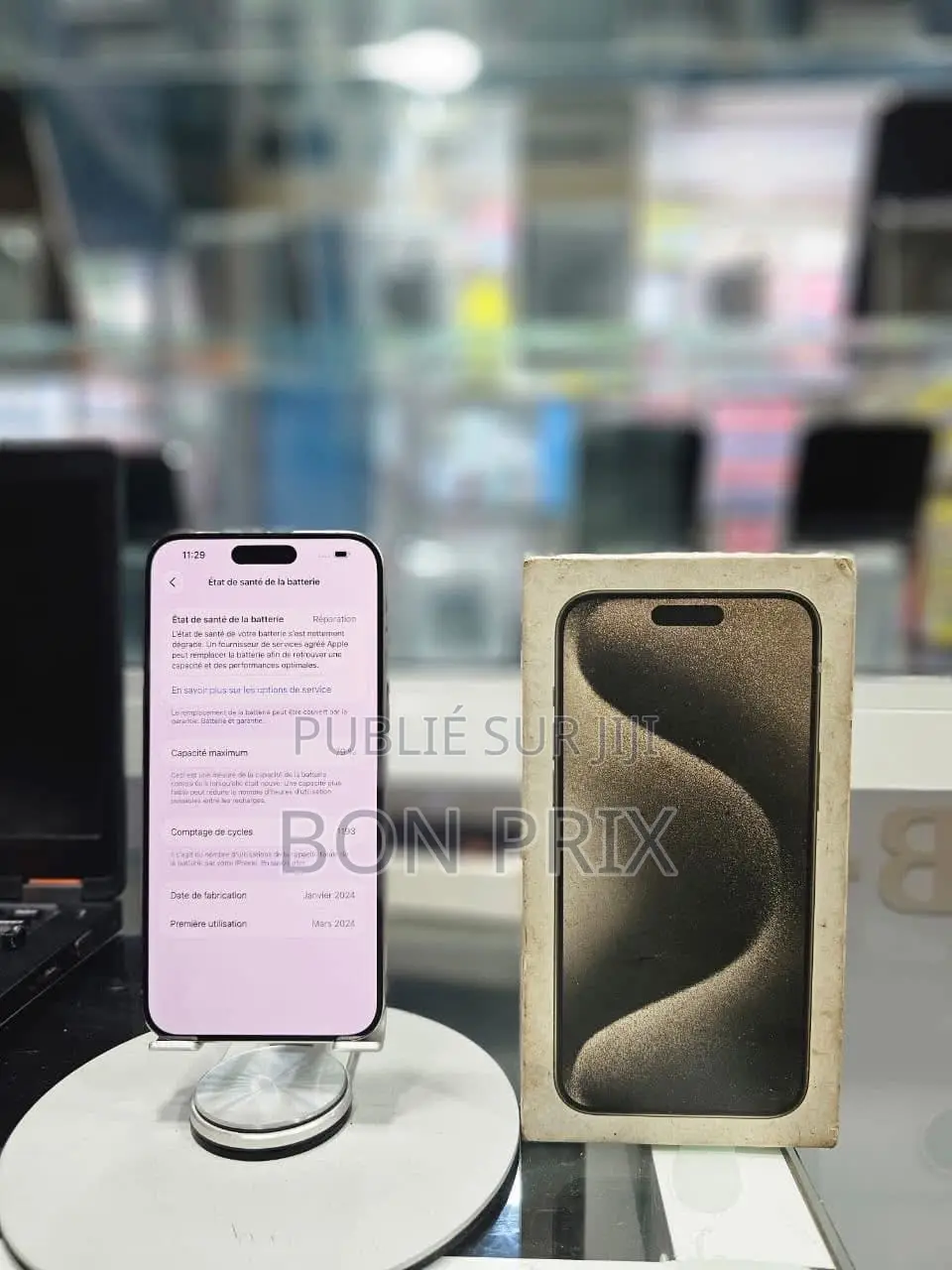 Nouveau Apple iPhone 15 Pro Max 256 GB Gris
