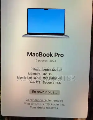 Apple MacBook Pro 2023 M2 Max 32GB Intel Core M2 SSD 512GB