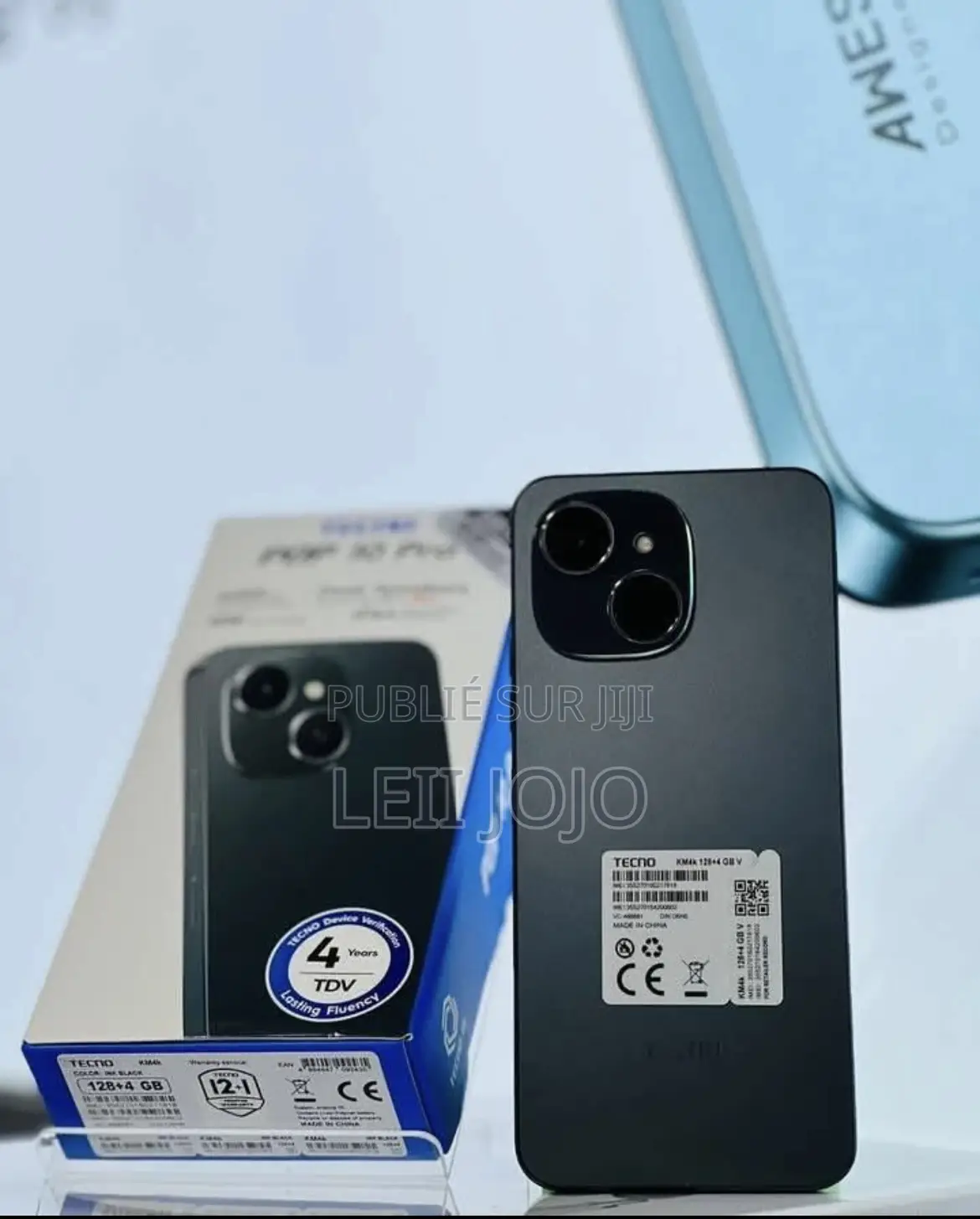 Nouveau Tecno Pop 10C 64 GB Gris