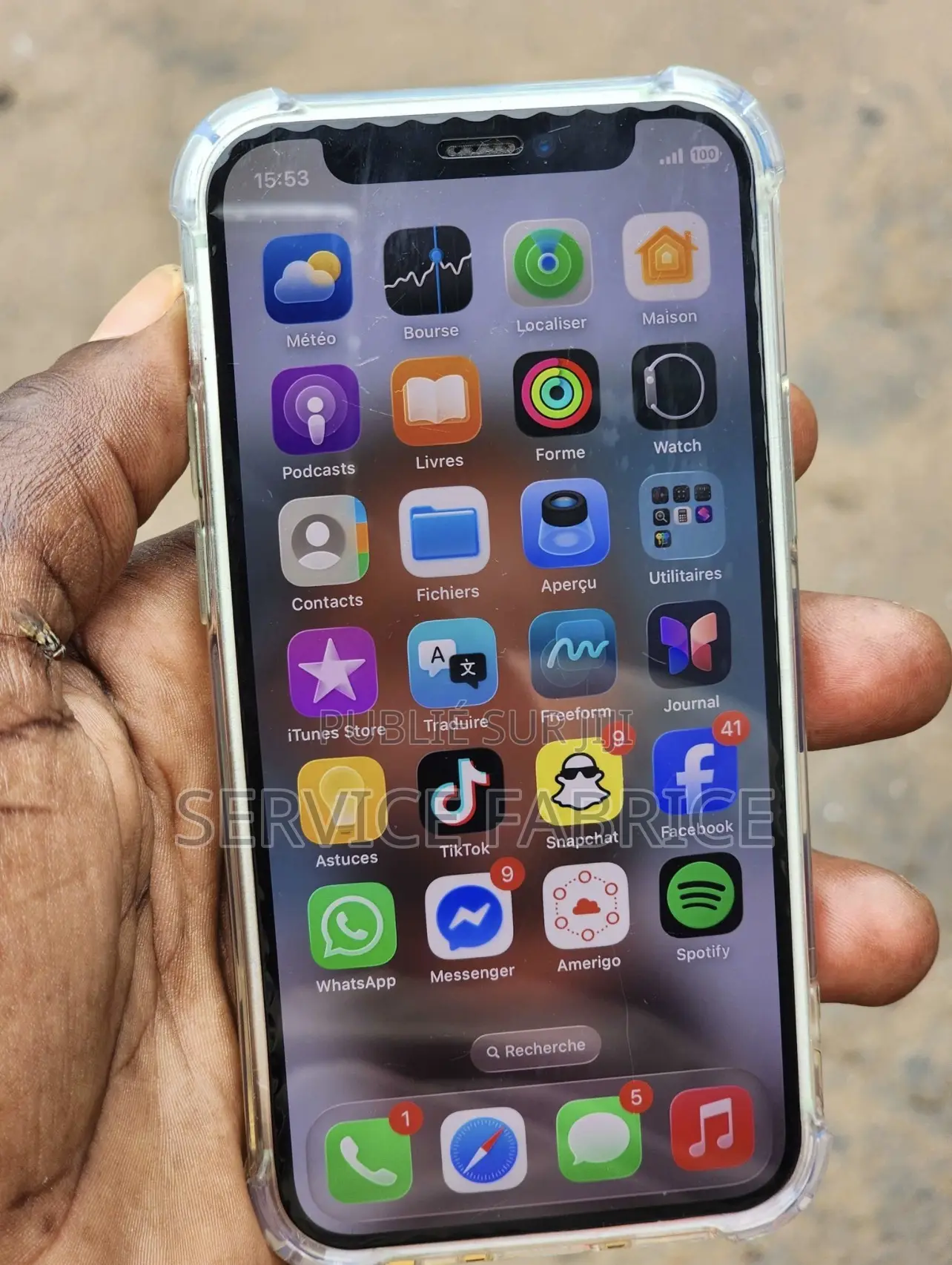 Nouveau Apple iPhone 12 mini 256 GB Doré