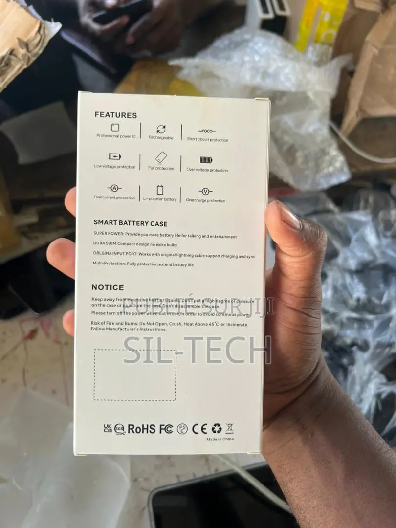 Coque Rechargeable iPhone (Power Case) Haute Capacité – Neuve 